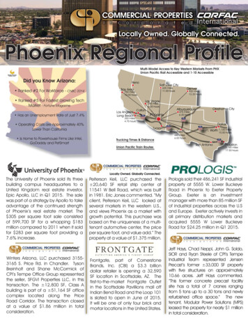 Phoenix Regional Profile - CORFAC