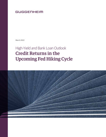 High-Yield And Bank Loan Outlook Credit Returns In The Upcoming Fed .