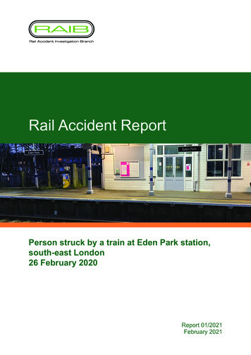 Rail Accident Report - GOV.UK