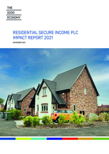 RESIDENTIAL SECURE INCOME PLC IMPACT REPORT 2021 - Gresham House