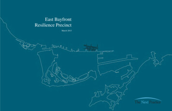 East Bayfront Resilience Precinct - Jeb Brugmann