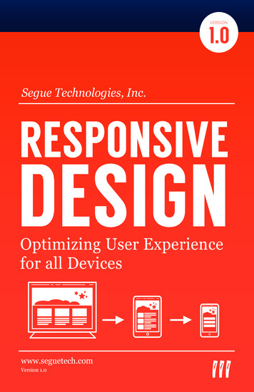 Segue Technologies, Inc. RESPONSIVE DESIGN