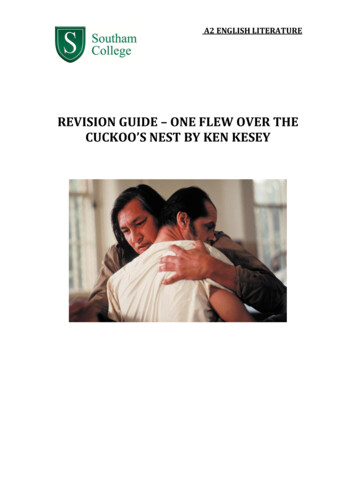 REVISION GUIDE ONE FLEW OVER THE CUCKOO’S NEST BY 