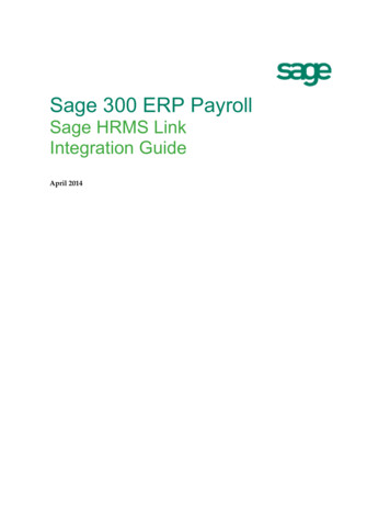 Sage 300 ERP Payroll
