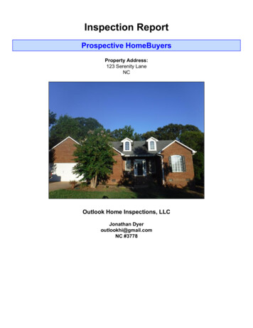 123 Serenity Lane / Outlook Home Inspections, LLC / Jonathan Dyer
