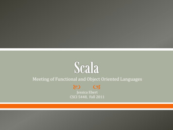 Meeting Of Functional And Object Oriented Languages