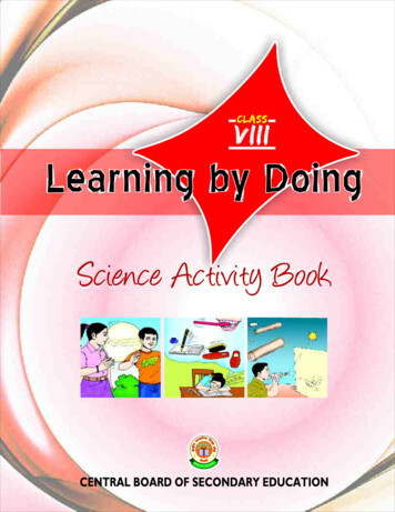 Science Activity Class VIII - Edudel.nic.in