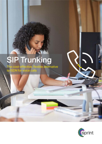 SIP Trunking - Thesprintgroup 