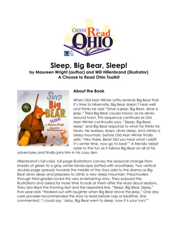 Sleep, Big Bear, Sleep! - State Library Of Ohio