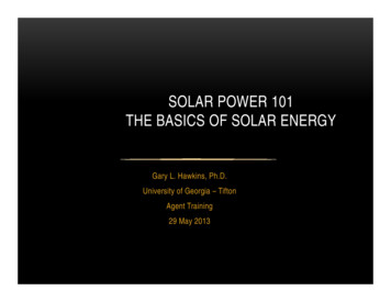 2013 Agent Training Solar Power - Solar Ki, LLC Solar .