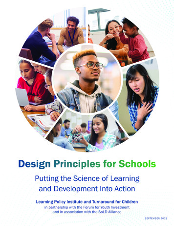 Design Principles For Schools - Learning Policy Institute
