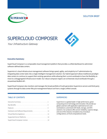 SUPERCLOUD COMPOSER - Supermicro