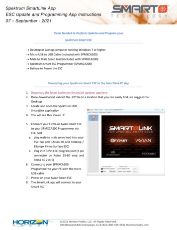 Spektrum SmartLink App ESC Update And Programming App Instructions 07 .