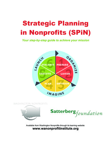 Strategic Planning In Nonprofits (SPiN)