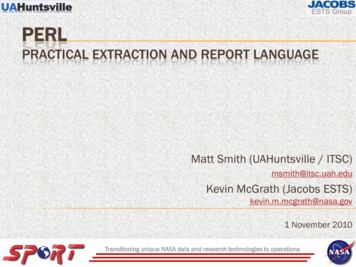 Perl Practical Extraction And Report Language
