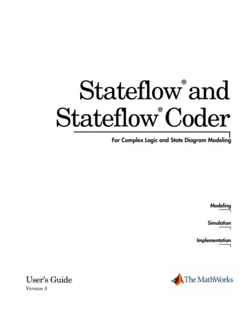 Stateflow And Stateflow Coder User's Guide