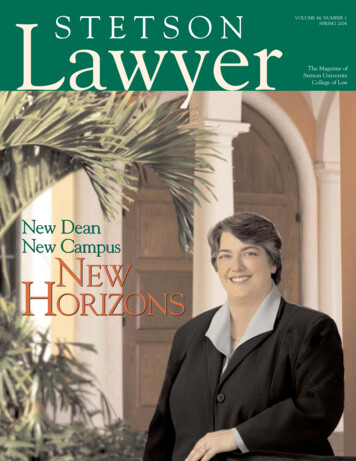 Lawyer SPRING 2004 STETSON