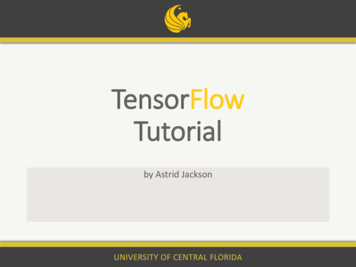Tensorflow Tutorial - University Of Central Florida