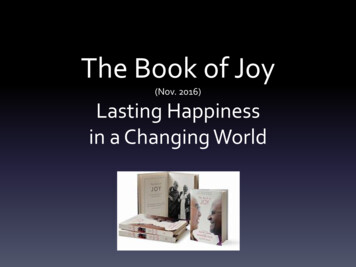The Book Of Joy - Corvallis-Benton County Public Library