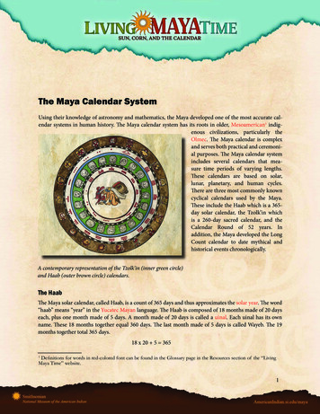 The Maya Calendar System