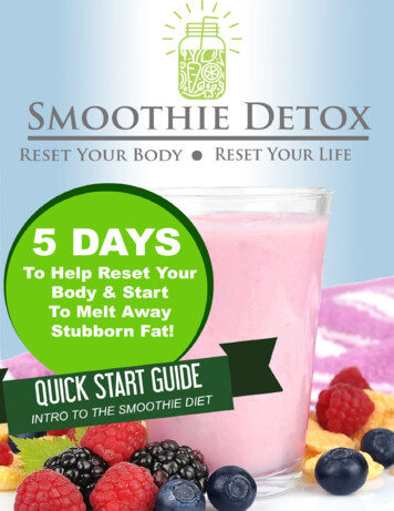 The 5 Day Smoothie Detox - HealthyBody Company