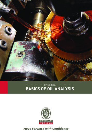 5th Edition BASICS OF OIL ANALYSIS