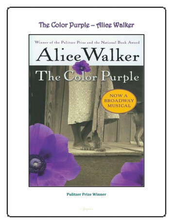 The Color Purple Alice Walker - Internet Archive