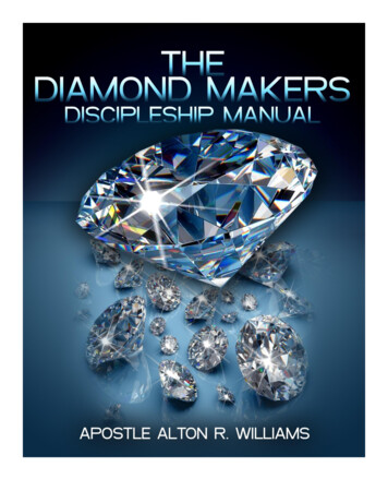 THE DIAMOND MAKERS DISCIPLESHIP MANUAL