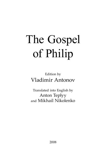 The Gospel Of Philip - AbundantHope 