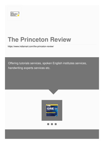 The Princeton Review - IndiaMART