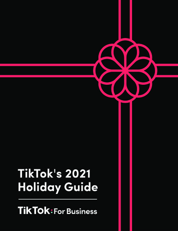 TikTok's 2021 Holiday Guide