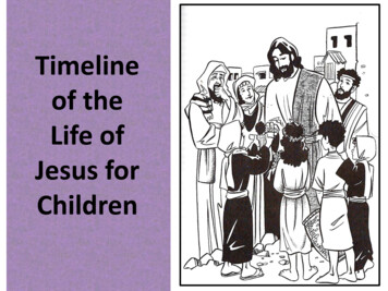 Timeline Of The Life Of Jesus For Children