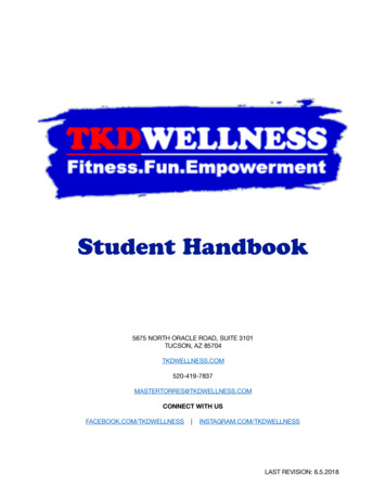 TKD Wellness Student Handbook