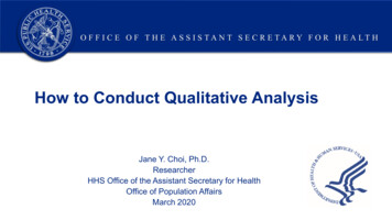 How To Conduct Qualitative Analysis