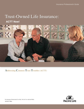 Trust-Owned Life Insurance - Bell & Associates