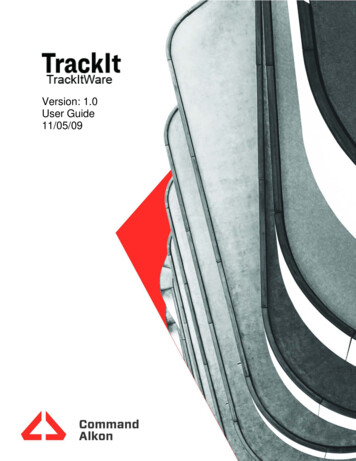 TrackItWare User Guide - TrackIt Documentation Portal
