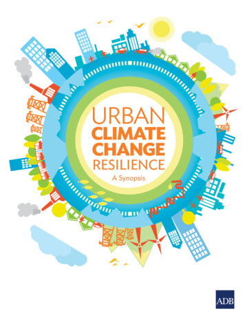 Urban Climate Change Resilience: A Synopsis