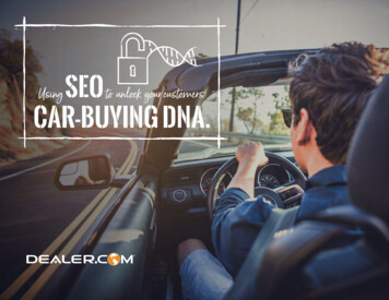 Using SEO To Unlock Your Customers' Car-buying Dna.
