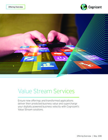 Cognizant—Value Stream Solutions Overview