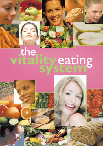 Vitality The Eating System