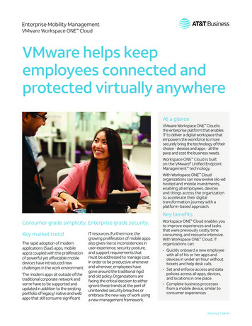 VMware Workspace One Cloud Product Brief - AT&T Business