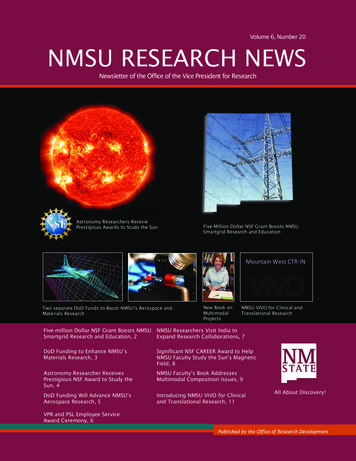 Nmsu Research News