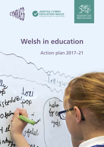 Welsh In Education Action Plan