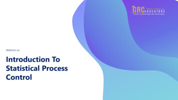 Webinar On Introduction To Statistical Process Control