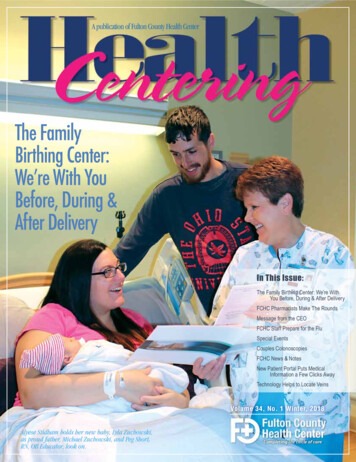 A Publication Of Fulton County Health Center