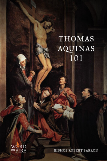 THOMAS AQUINAS - Word On Fire