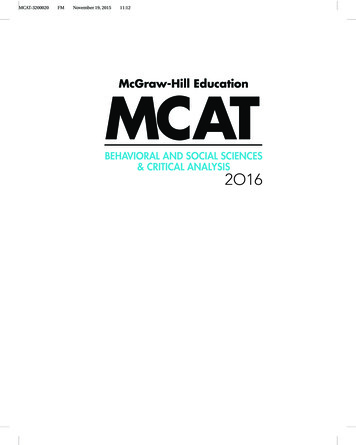 McGraw-Hill Education MCAT - Mhpracticeplus 