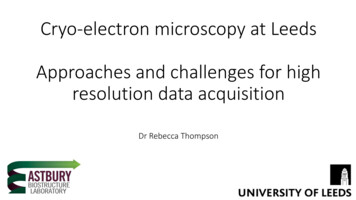 Cryo-electron Microscopy At Leeds Approaches And Challenges For . - NeCEN