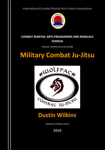 ICMAUA: CMAPM-MCJJ-DW-201006 Military Combat Ju-Jitsu