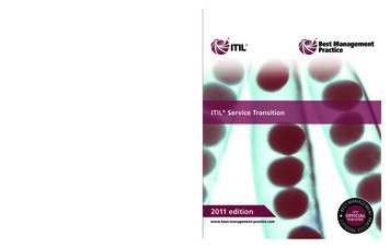 ITIL Service Transition (ST)